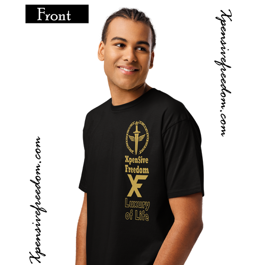 Xpensive Freedom  SS Premium Tee | Goldprint ( F&B )